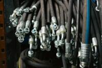 Hydraulic hose crimping